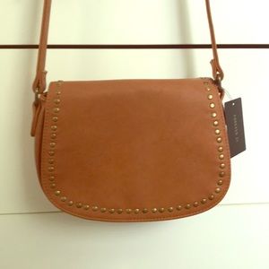 Forever 21 Brown Studded Crossbody Bag